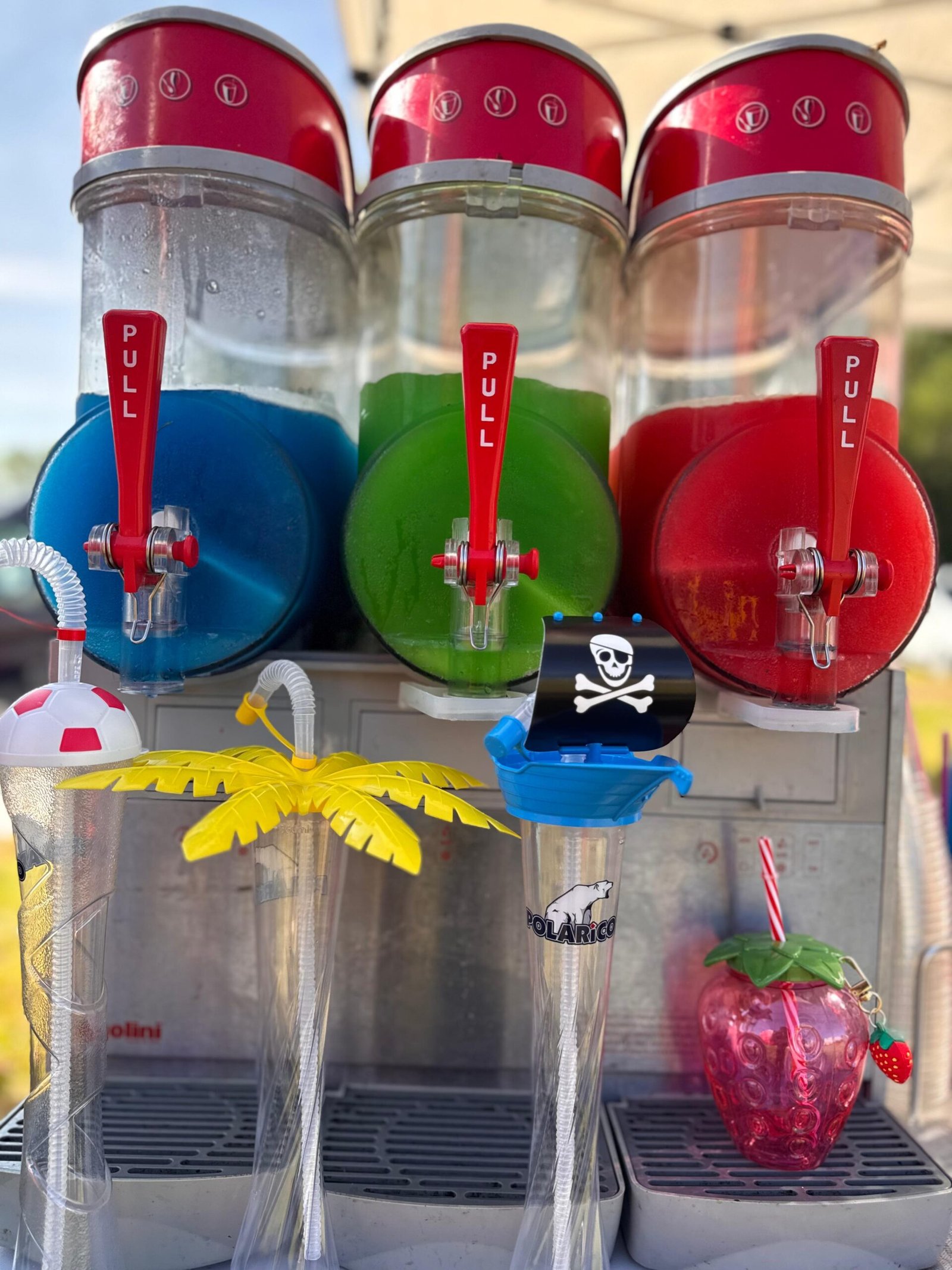 Slush ice aparāts 3 cilindru