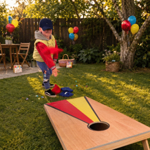 Cornhole dārza spēle